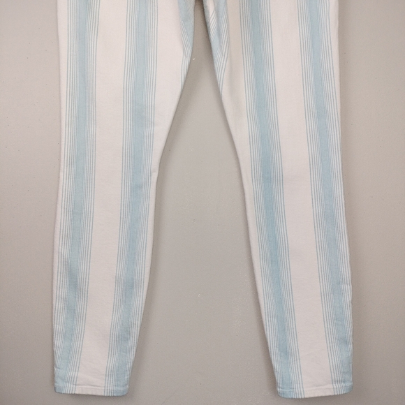 NWOT FRAME Denim Le High Cropped Skinny in Ombré Stripe Sz. 30 - Picture 11 of 15